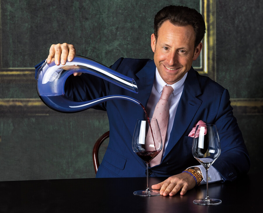 riedel amadeo dekanter - blau