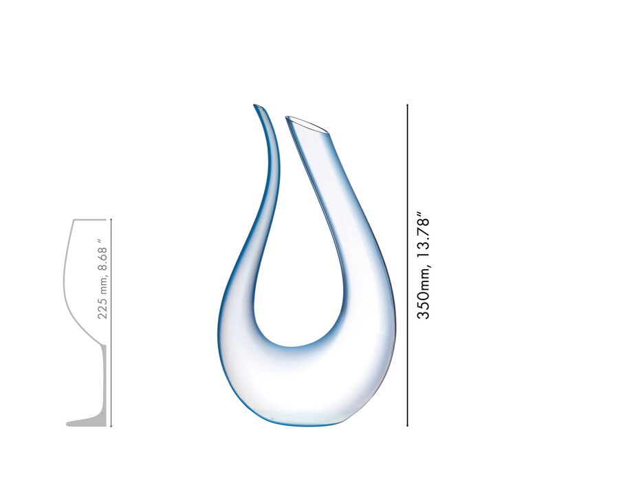 riedel amadeo dekanter - blau