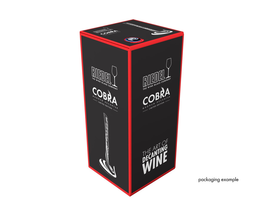 riedel cobra magnum dekanter - blauschwarz