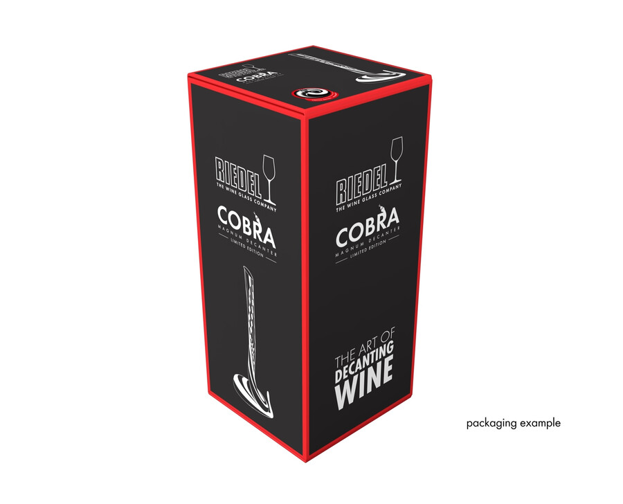 riedel cobra magnum dekanter - weißschwarz