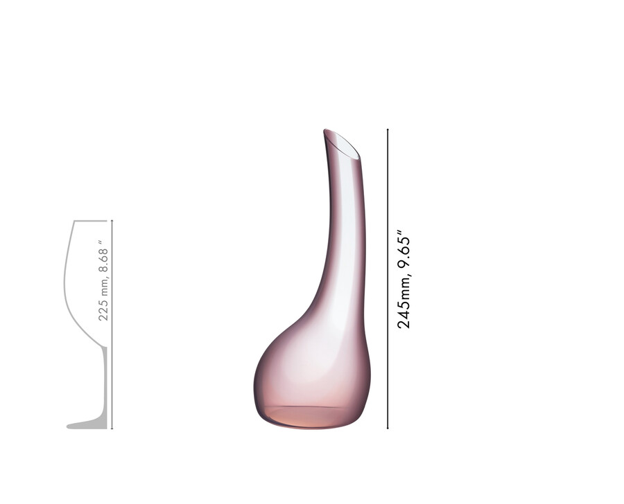 riedel dekanter cornetto confetti - rosa