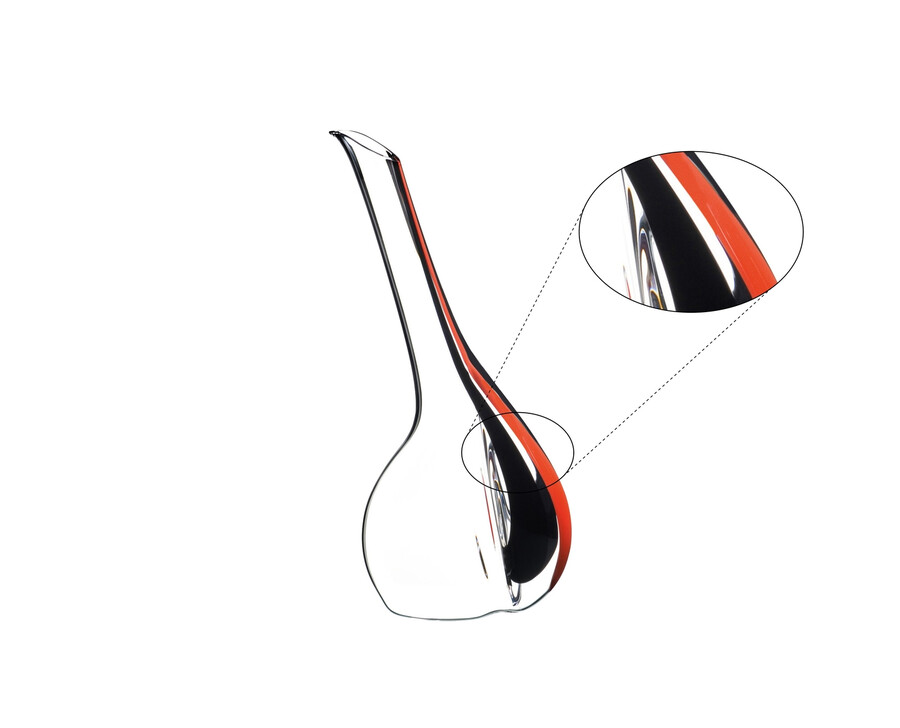 riedel black tie touch dekanter - rot