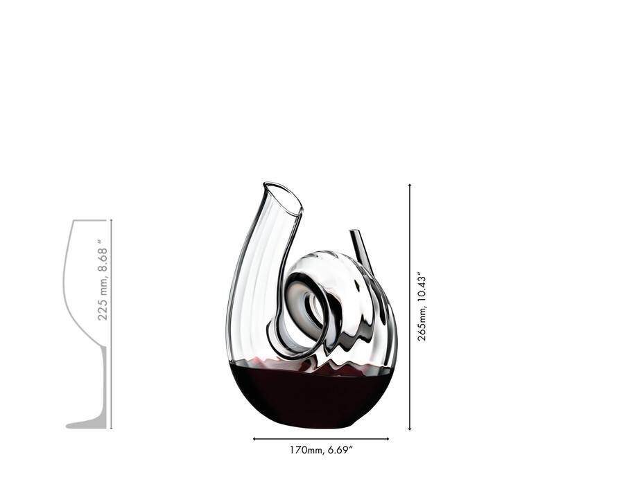 riedel curly fatto a mano dekanter
