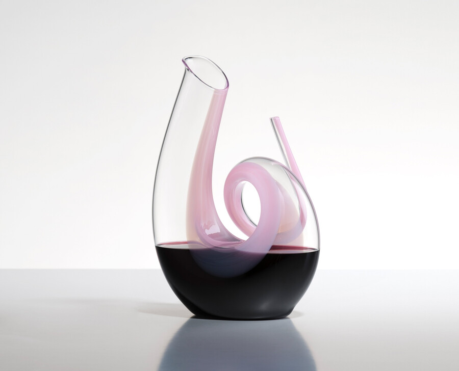 riedel curly decanter - rosa
