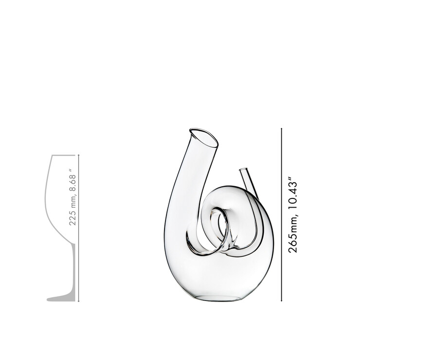riedel curly decanter