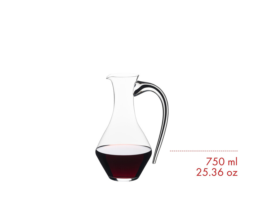 riedel fatto a mano cabernet magnum dekanter – schwarz