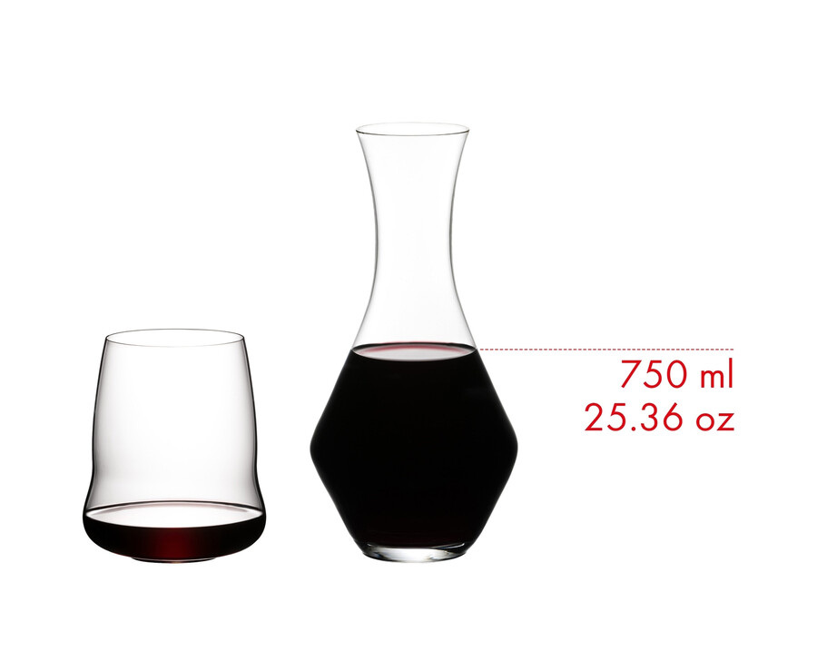 sl riedel stiellose flügel cabernetmerlot dekanter
