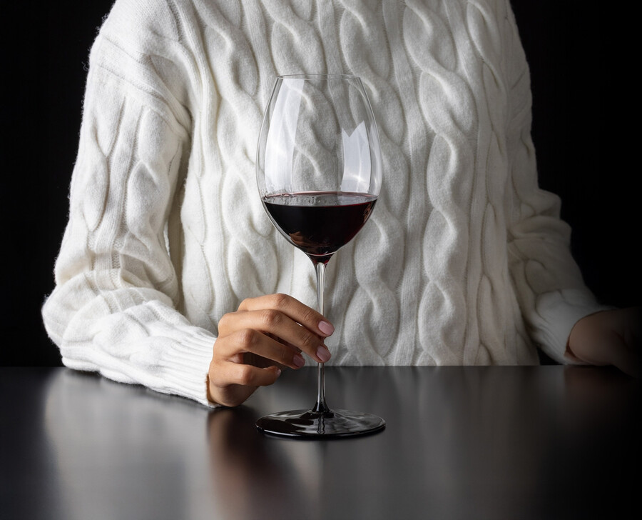 riedel fatto a mano black tie hermitage