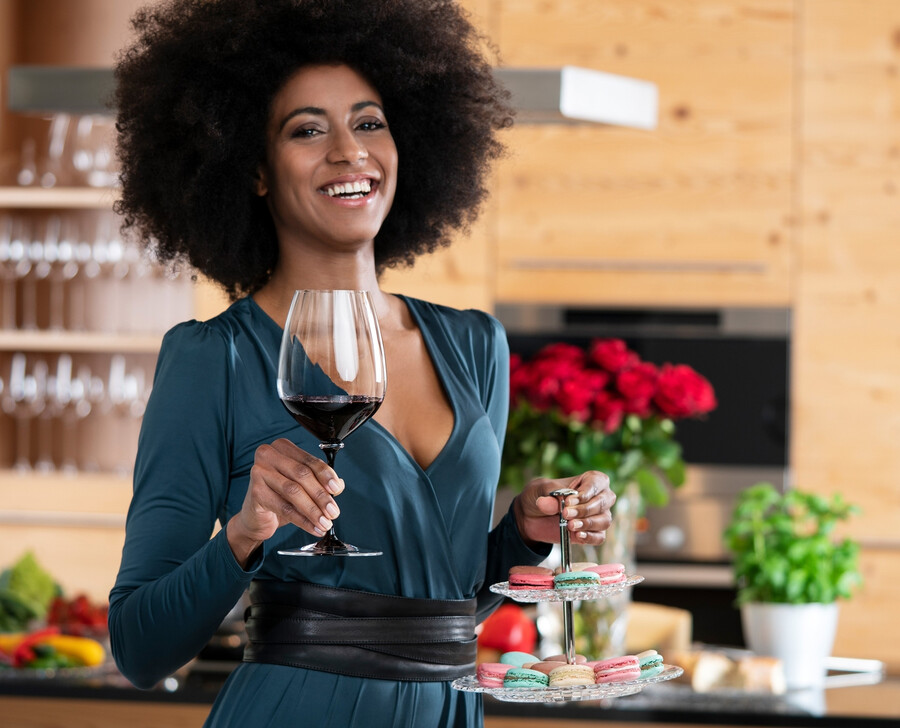 riedel fatto a mano performance cabernetsauvignon – schwarzer stiel