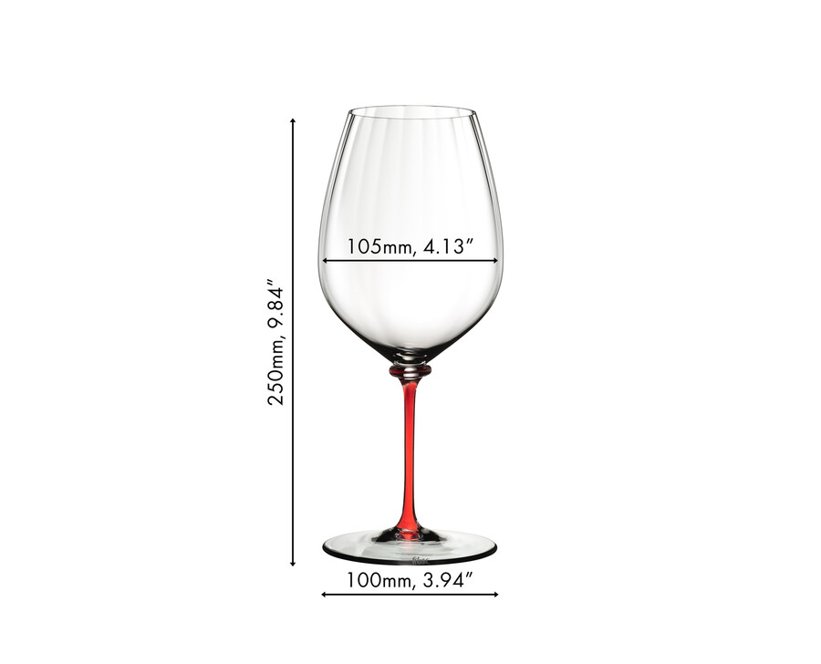 riedel fatto a mano performance cabernetsauvignon - roter stiel