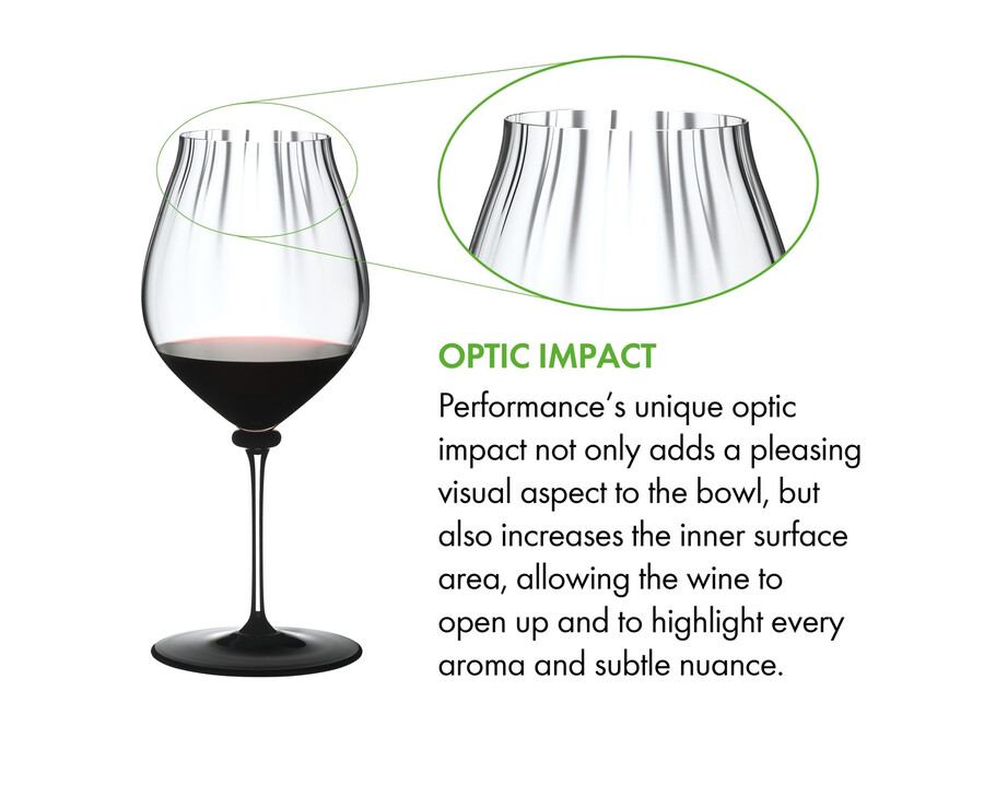 riedel fatto a mano performance pinot noir – schwarze basis