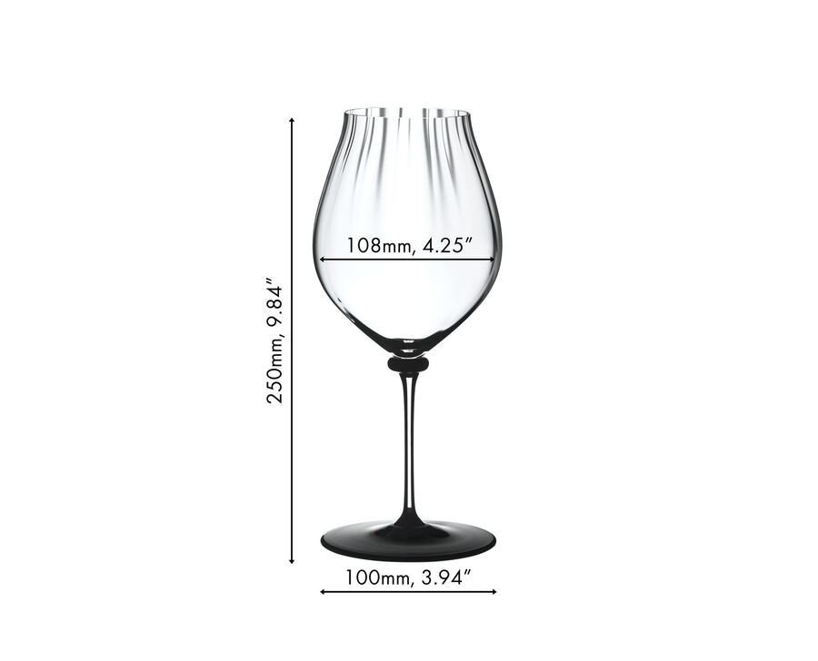 riedel fatto a mano performance pinot noir – schwarze basis