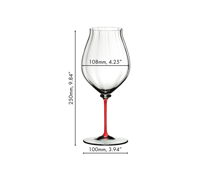riedel fatto a mano performance pinot noir - rot
