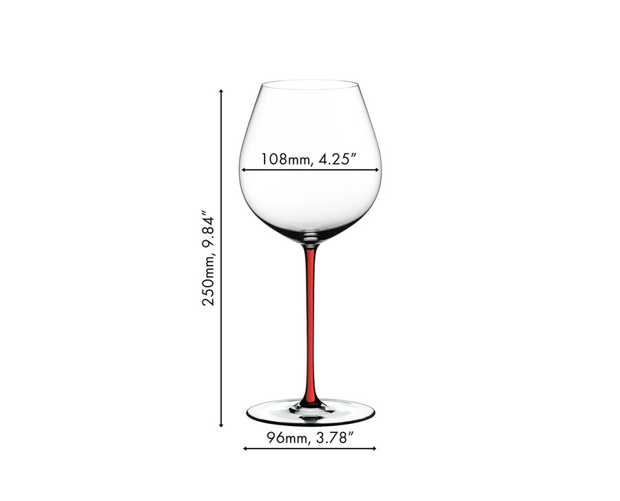 riedel fatto a mano pinot noir - rot