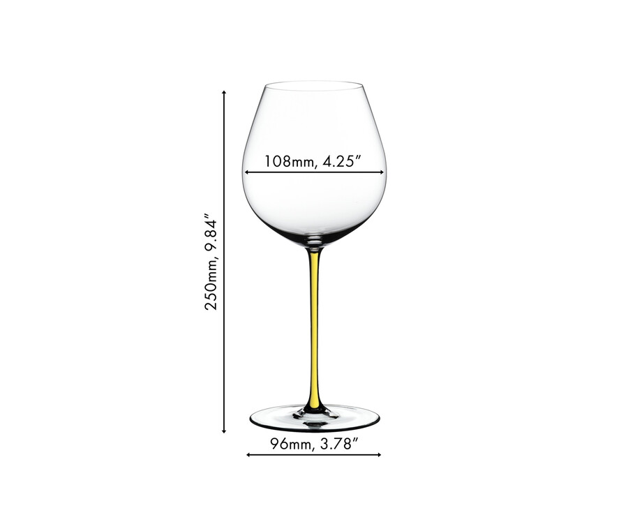 riedel fatto a mano pinot noir - gelb