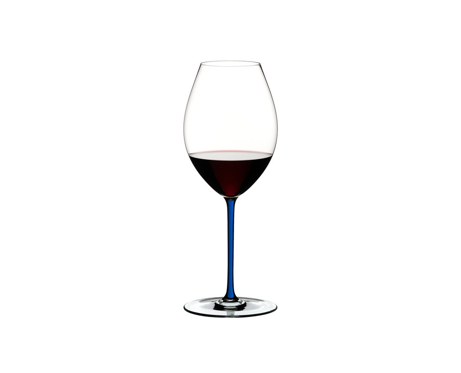riedel fatto a mano syrah - dunkelblau