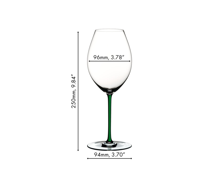 riedel fatto a mano syrah - grün