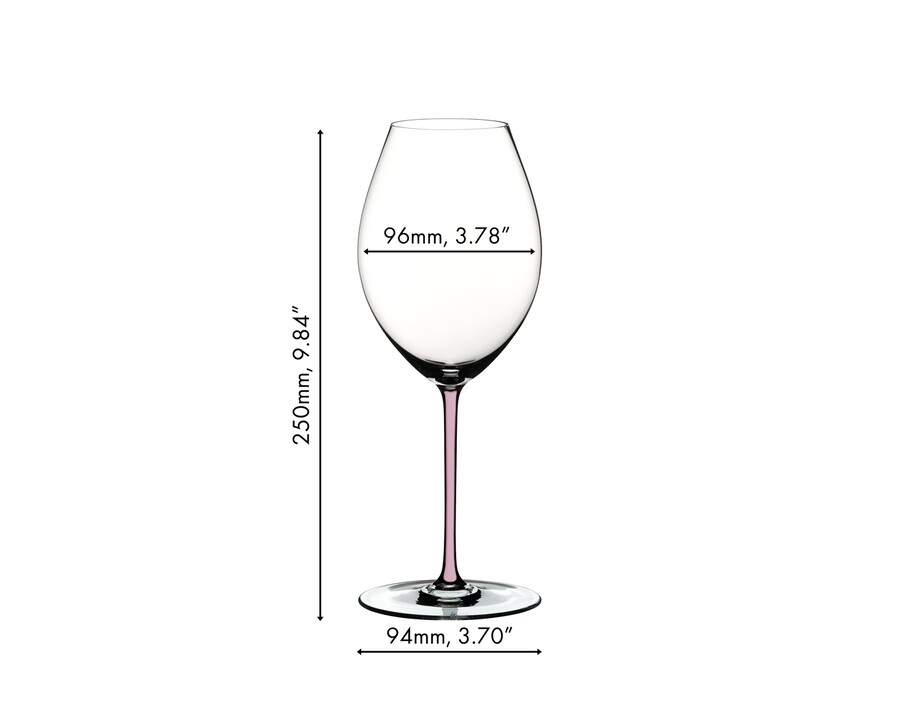 riedel fatto a mano syrah - rosa