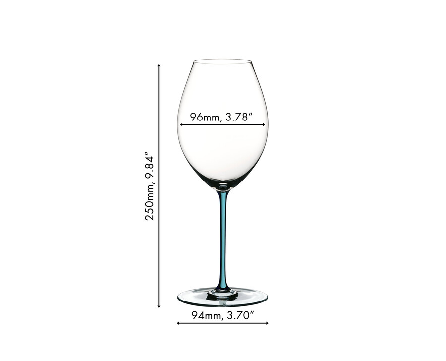 riedel fatto a mano syrah - türkis