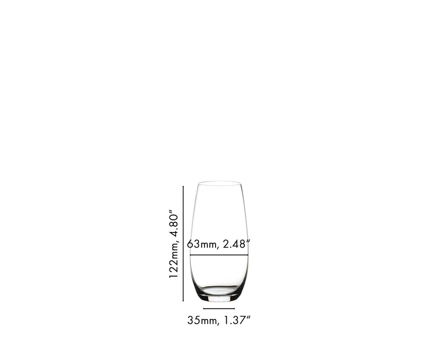 riedel the o weintumbler champagnerglas