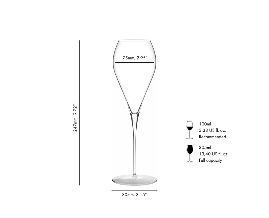 riedel manufaktur riedel bellorotondo champagnerglas