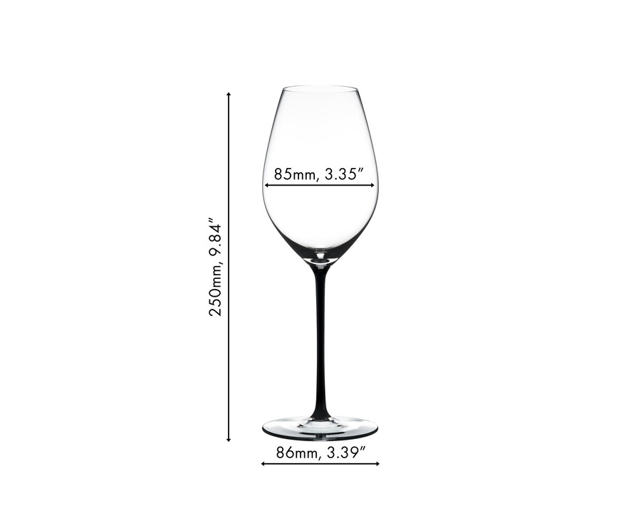 riedel fatto a mano champagner weinglas – schwarz