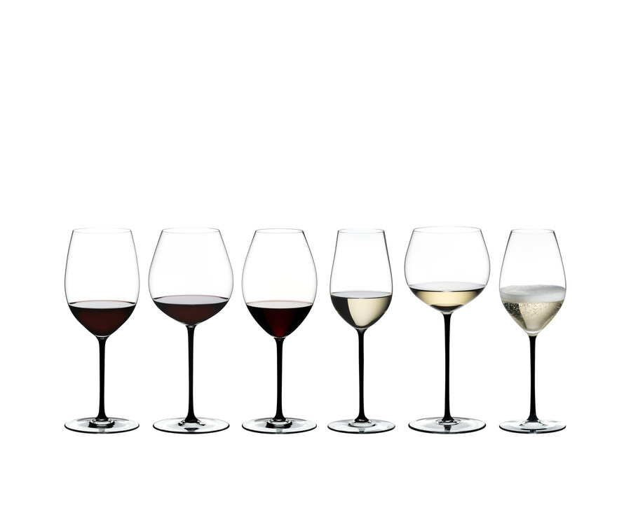 riedel fatto a mano champagner weinglas – schwarz