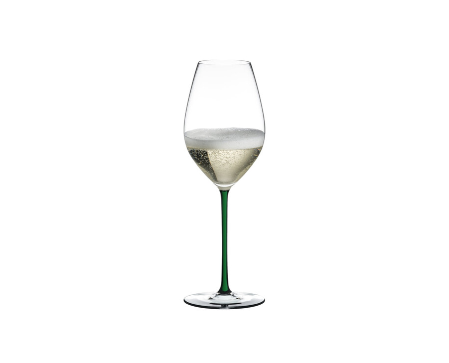 riedel fatto a mano champagner weinglas – grün
