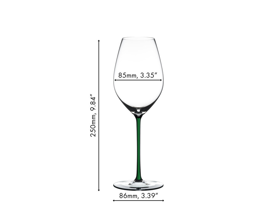 riedel fatto a mano champagner weinglas – grün