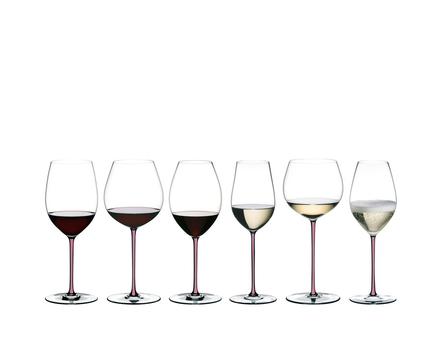 riedel fatto a mano champagner weinglas – lila