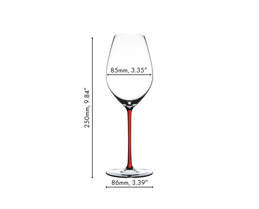 riedel fatto a mano champagner weinglas – rot