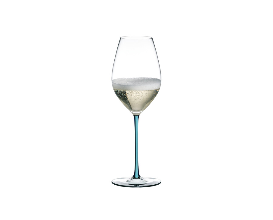 riedel fatto a mano champagner weinglas – türkis