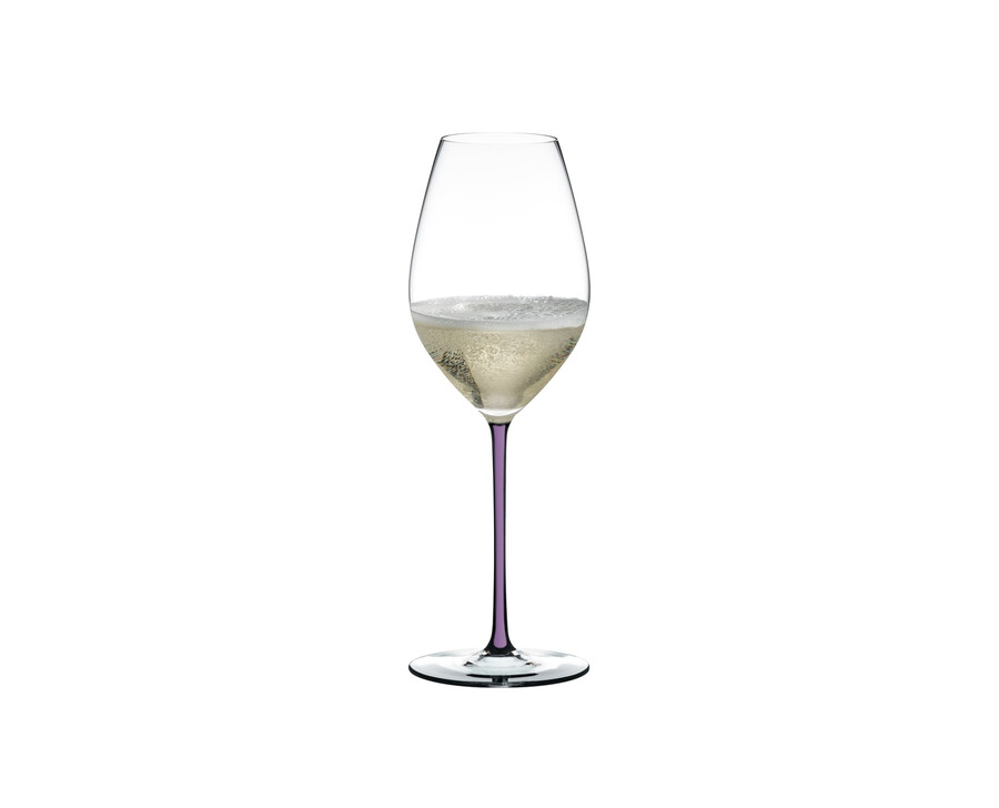 riedel fatto a mano champagner weinglas – opalviolett
