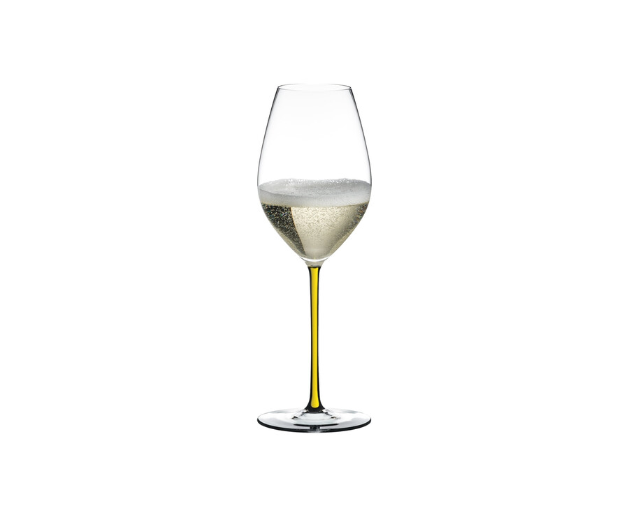riedel fatto a mano champagner weinglas – gelb