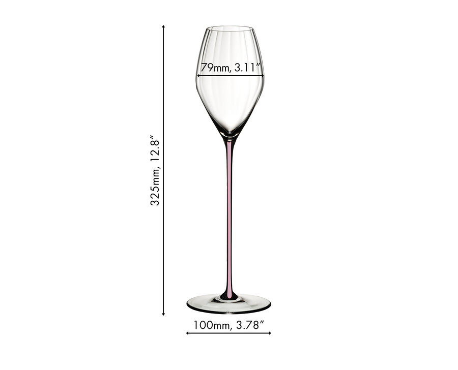 riedel hochleistungs-champagnerglas – rosa