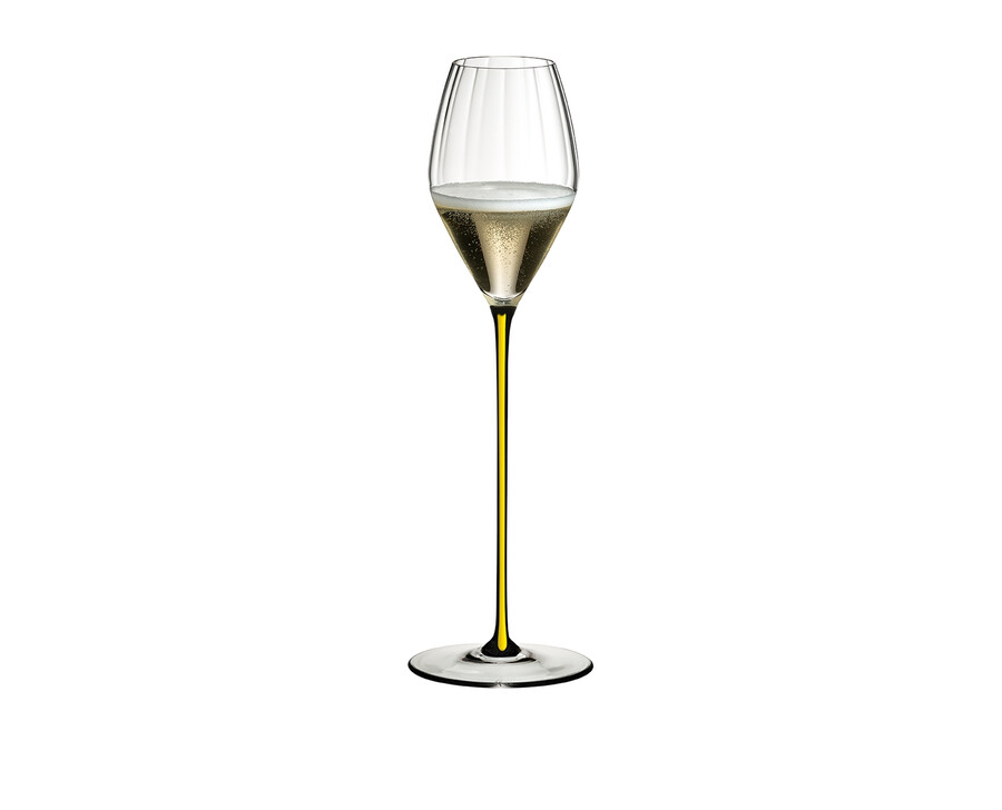 riedel hochleistungs-champagnerglas - gelb