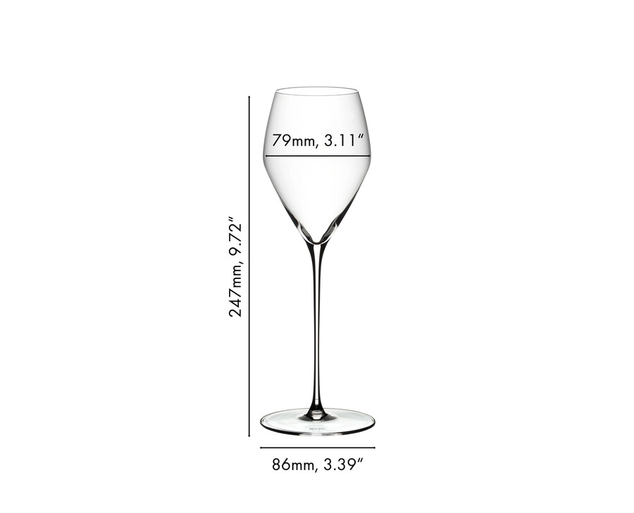 riedel veloce champagner weinglas