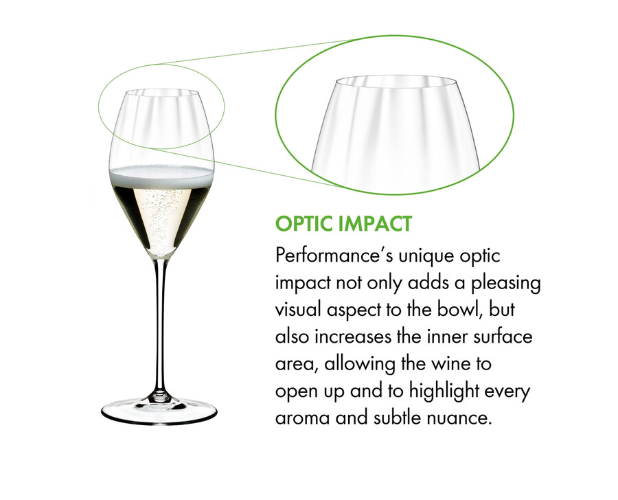 riedel performance champagnerglas