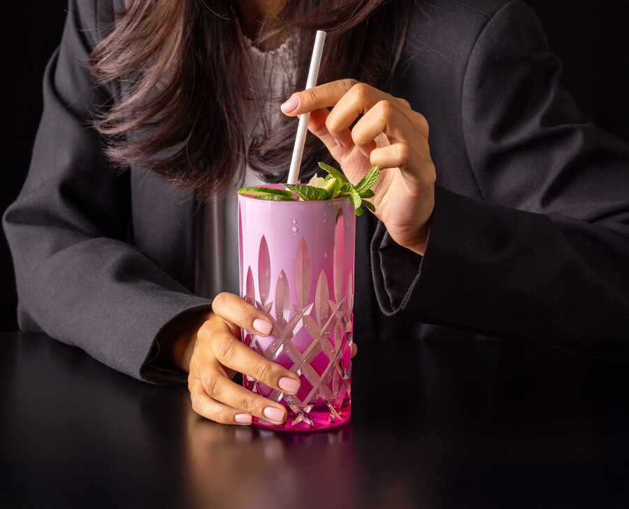 riedel laudon highball - rosépink