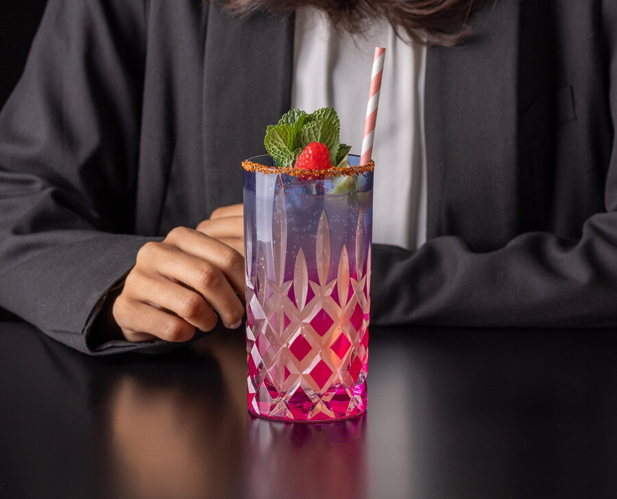 riedel laudon highball - violettrosa