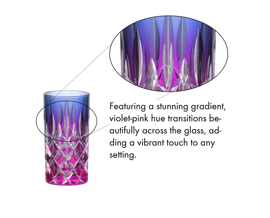 riedel laudon highball - violettrosa