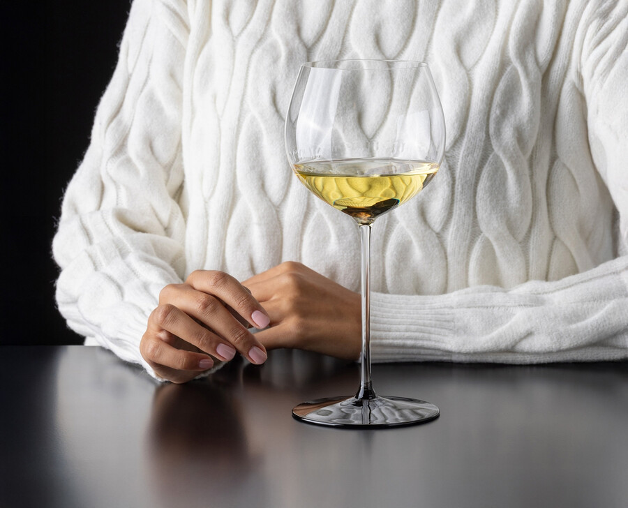 riedel fatto a mano black tie chardonnay