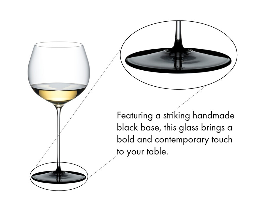 riedel fatto a mano black tie chardonnay