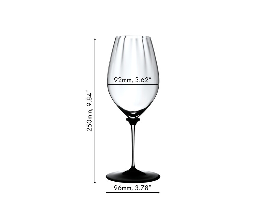riedel fatto a mano performance riesling - schwarze basis