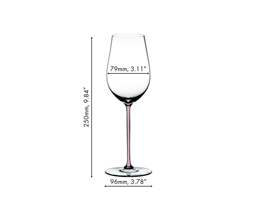 riedel fatto a mano rieslingzinfandel - rosa