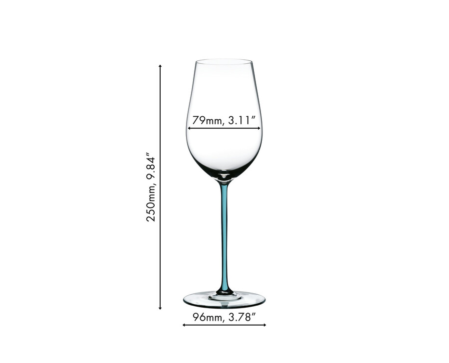 riedel fatto a mano rieslingzinfandel - türkis