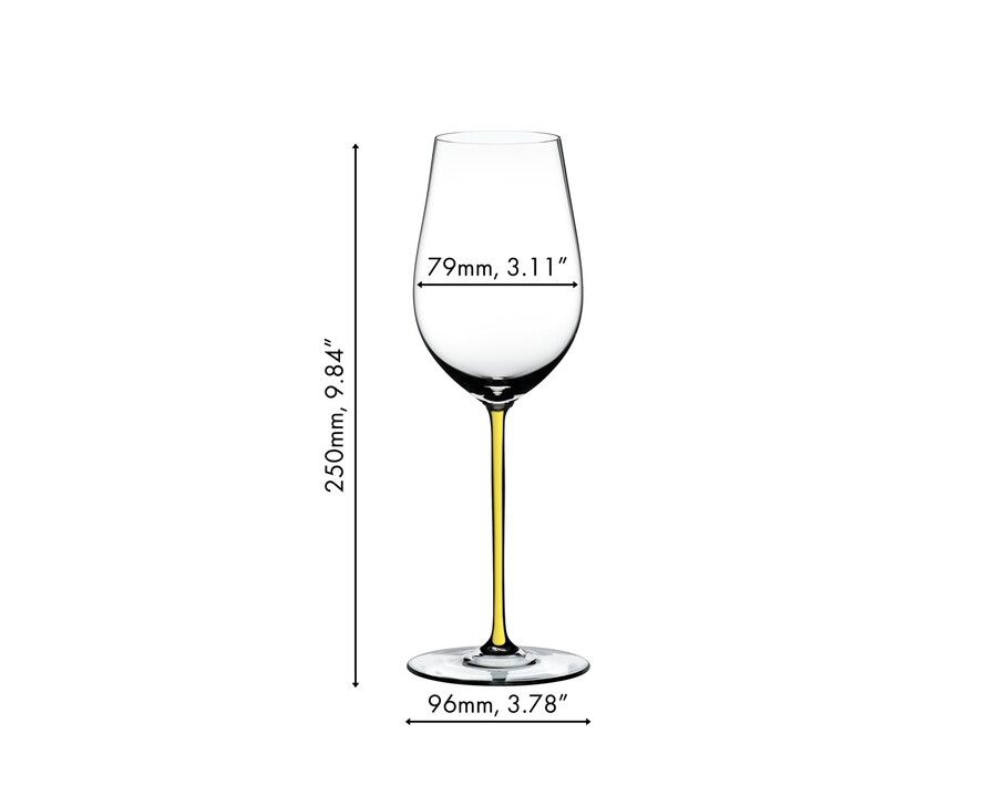 riedel fatto a mano rieslingzinfandel - gelb
