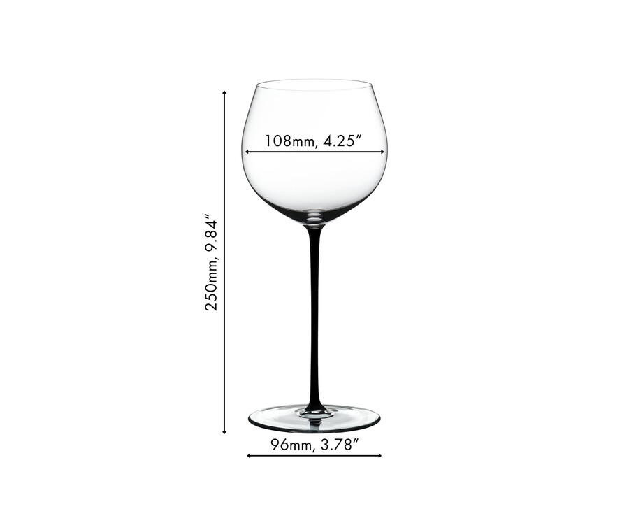 riedel fatto a mano oaked chardonnay – schwarz