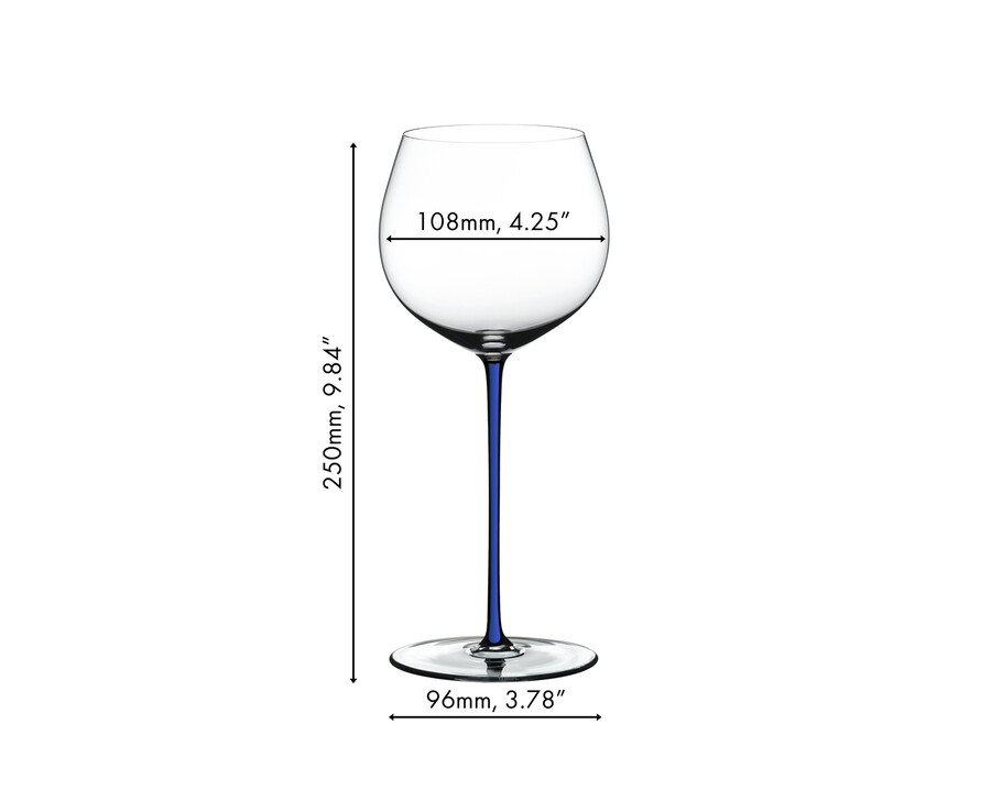 riedel fatto a mano oaked chardonnay – dunkelblau