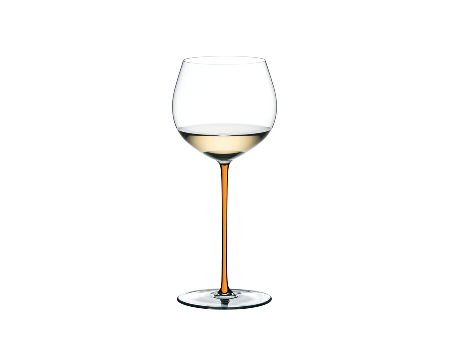 riedel fatto a mano oaked chardonnay - orange